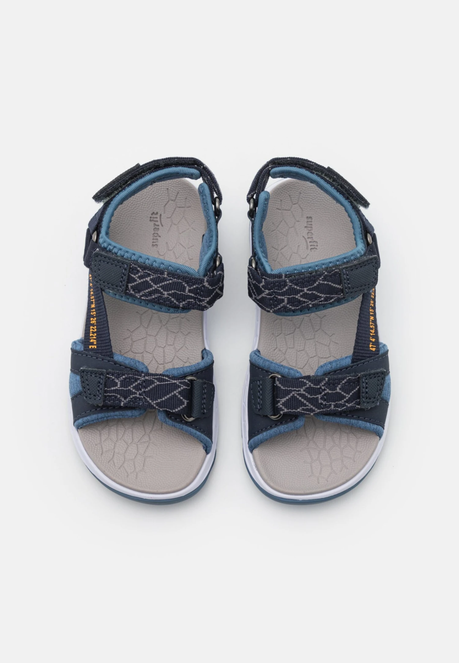 Superfit Criss Cross - Outdoorsandalen - Blau/Orange 6 Superfit Criss Cross - Outdoorsandalen - Blau/Orange - Afbeelding 4