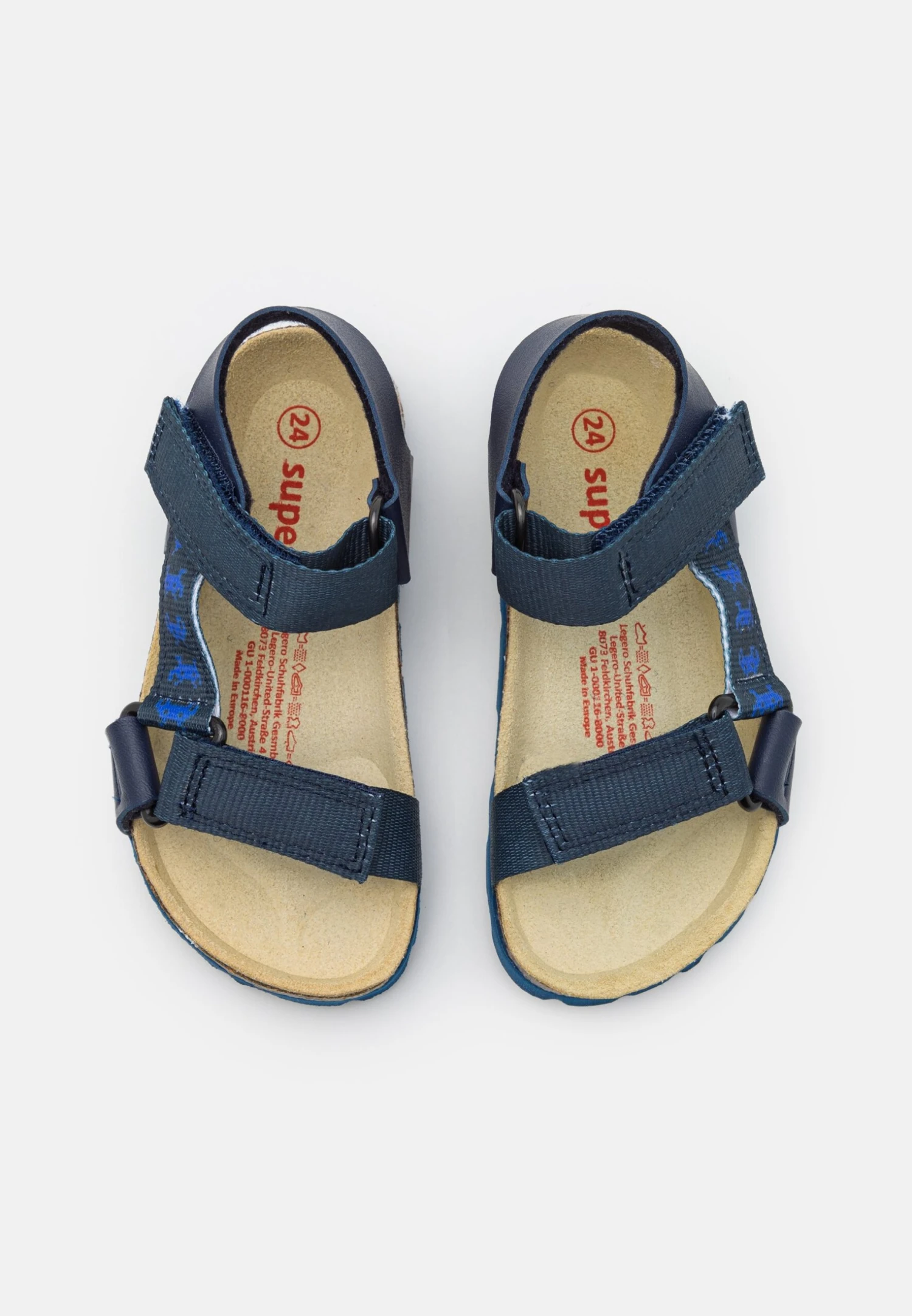 Superfit Fussbettpantoffel Unisex- Sandalen - Blau 6 Superfit Fussbettpantoffel Unisex- Sandalen - Blau - Afbeelding 4