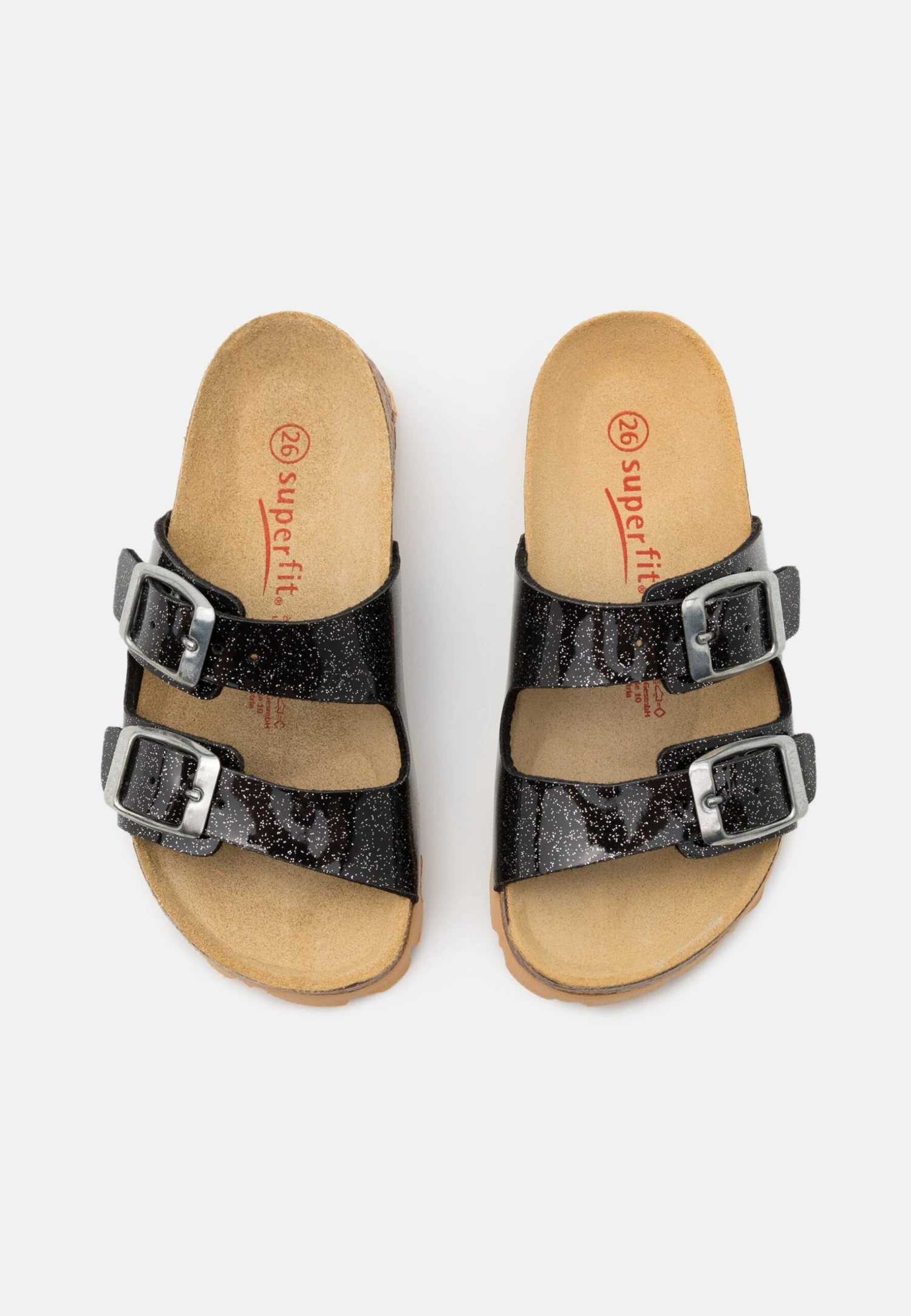 Superfit Fussbettpantoffel - Pantoffels - Schwarz 6 Superfit Fussbettpantoffel - Pantoffels - Schwarz - Afbeelding 4