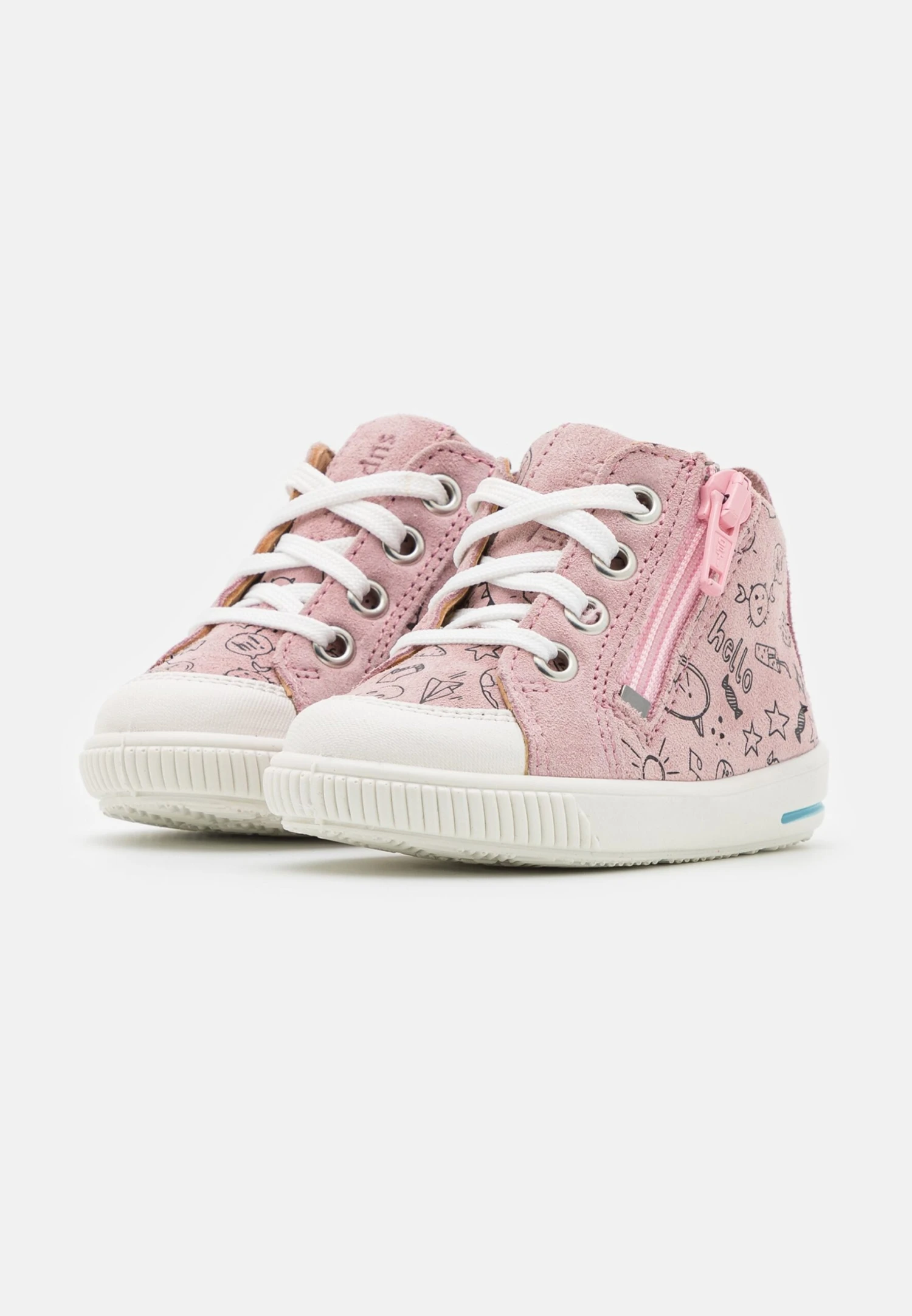Superfit Moppy - Sneakers Hoog - Rosa/Weiß 4 Superfit Moppy - Sneakers Hoog - Rosa/Weiß - Afbeelding 2