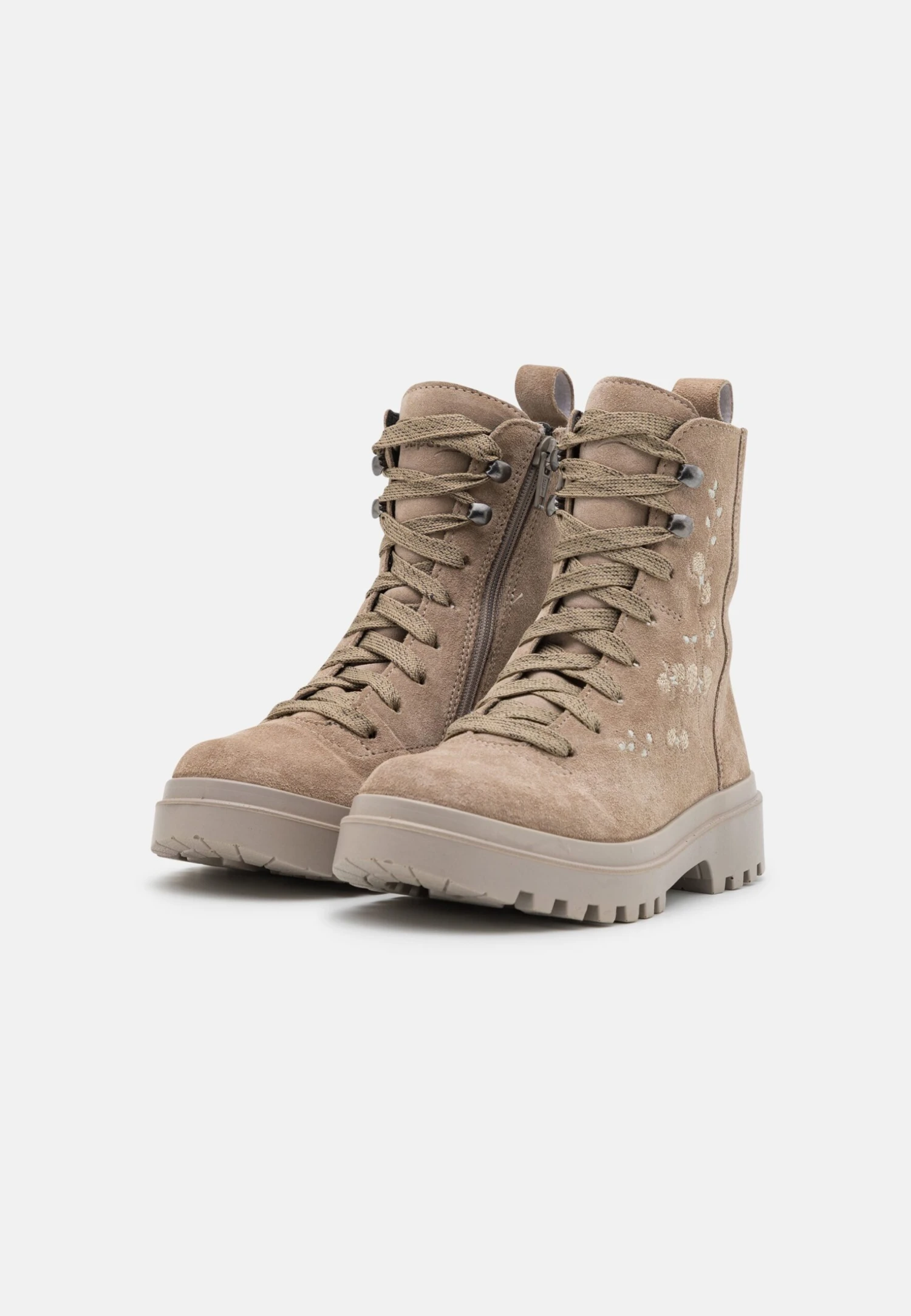 Superfit Abby - Veterboots - Beige 4 Superfit Abby - Veterboots - Beige - Afbeelding 2