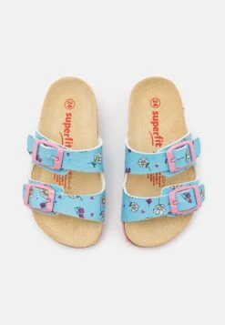Superfit Fussbettpantoffel - Pantoffels - Hellblau/Mehrfarbig -Superfit Verkoopwinkel 4952f2e094ae4878a23331f489196662