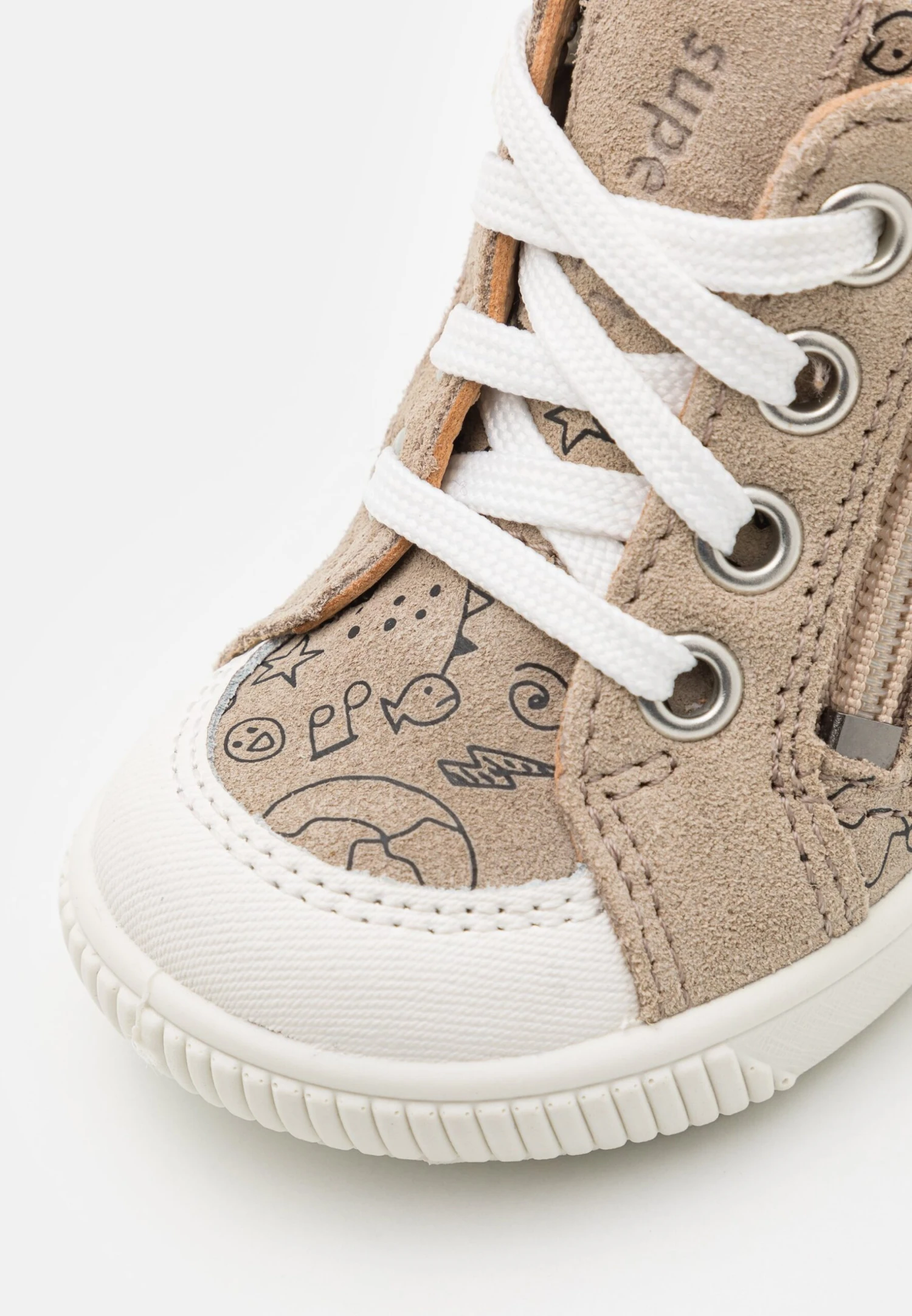 Superfit Moppy - Sneakers Hoog - Beige/Weiß 8 Superfit Moppy - Sneakers Hoog - Beige/Weiß - Afbeelding 6