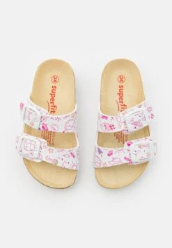 Superfit Fussbettpantoffel - Pantoffels - Weiß/Mehrfarbig -Superfit Verkoopwinkel 694307143b97413a8bacab7f4a1ca100