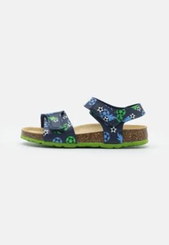 Superfit Fussbettpantoffel - Sandalen - Blau/Grün