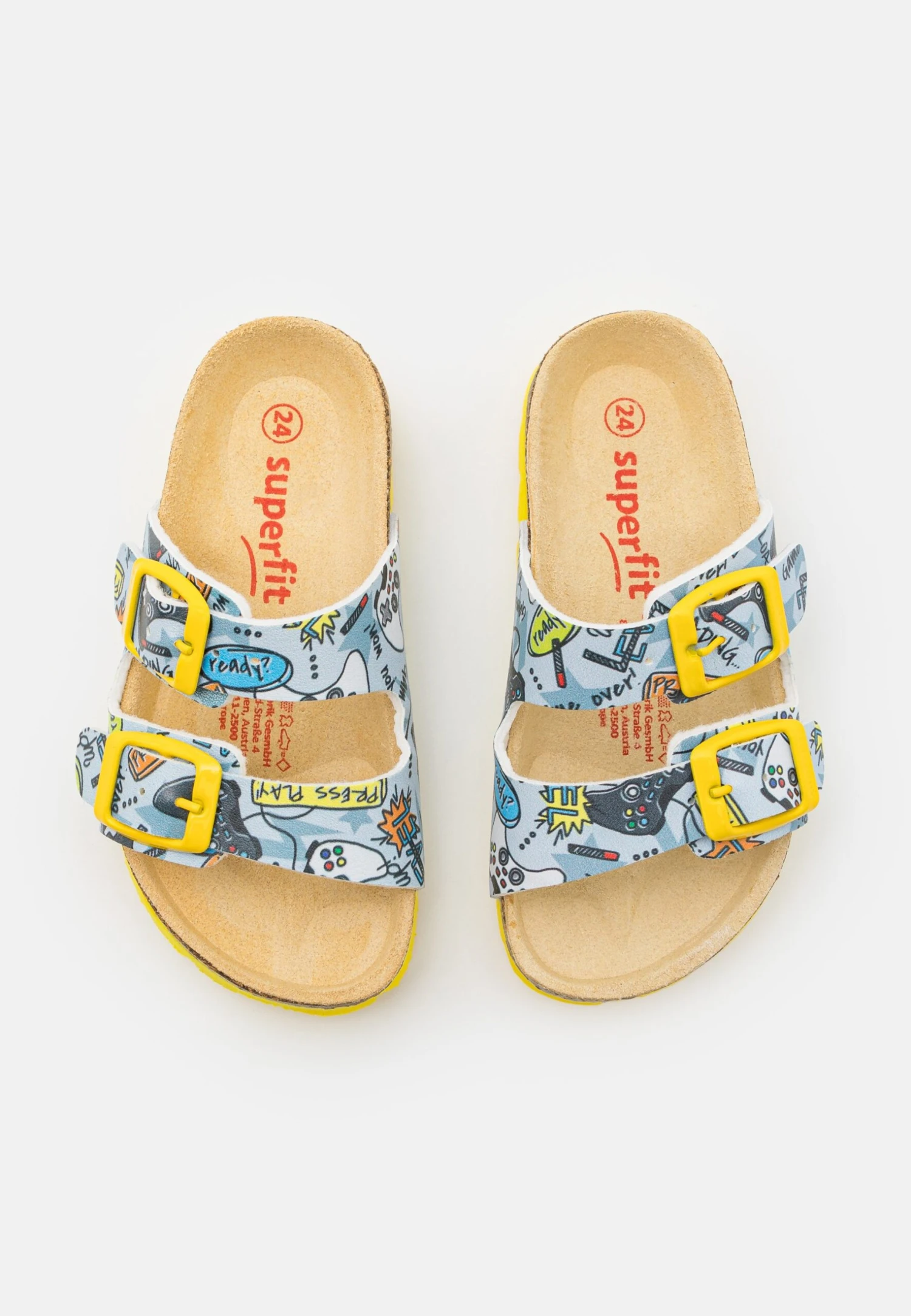 Superfit Fussbettpantoffel Unisex - Muiltjes - Grau/Mehrfarbig 6 Superfit Fussbettpantoffel Unisex - Muiltjes - Grau/Mehrfarbig - Afbeelding 4