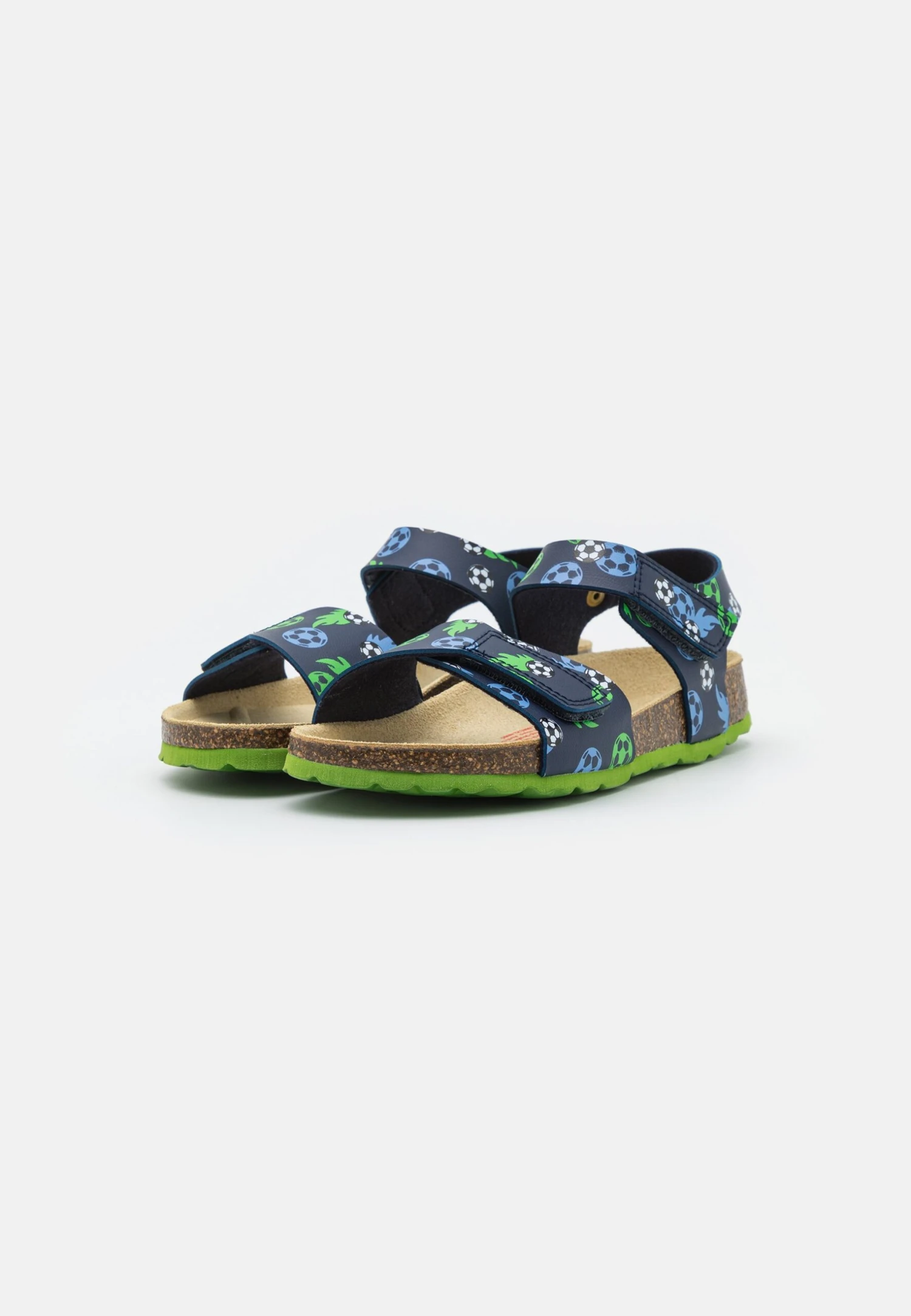 Superfit Fussbettpantoffel - Sandalen - Blau/Grün 4 Superfit Fussbettpantoffel - Sandalen - Blau/Grün - Afbeelding 2