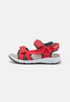 Superfit Criss Cross - Outdoorsandalen - Rot/Grau